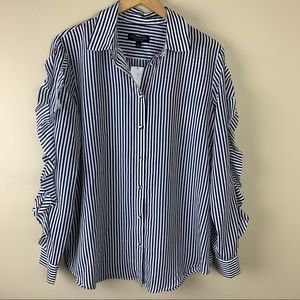 NWT Banana Republic Dillon Shirt L 12 14